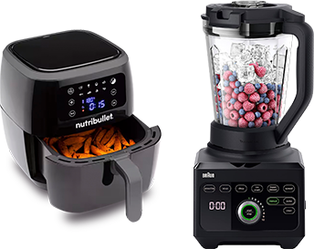 Nutribullet XXL Digital Air Fryer + Braun turmixgép